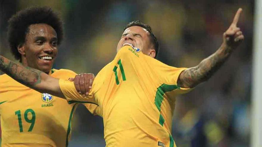 El gol de Coutinho contra Ecuador