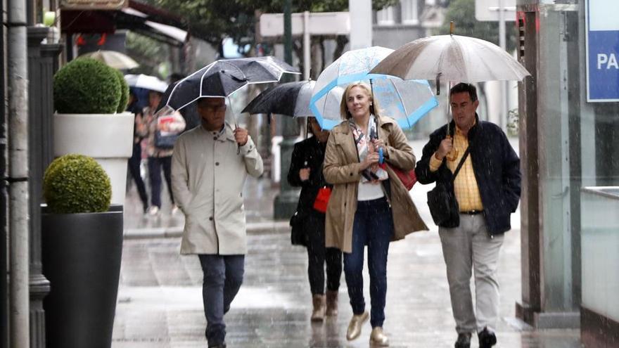 Un día lluvia, el mes pasasdo en Vigo // J. Lores