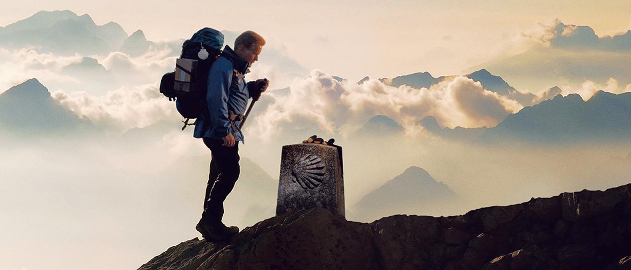 Carte de la película &quot;The Way&quot;, protagonizada por Martin Sheen, de cuyo estreno se cumple una década