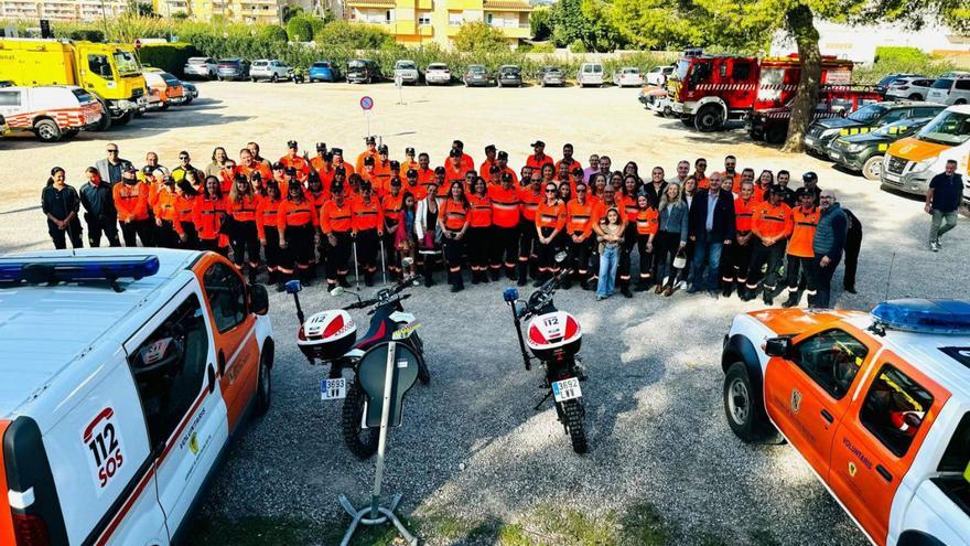 Fiesta en la «familia» de Protección Civil