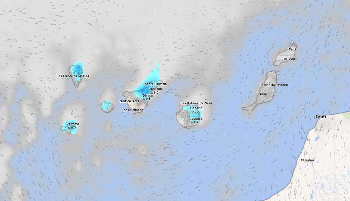 Mapa del tiempo.