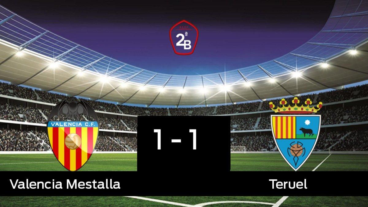 El Teruel consigue un empate a uno frente al Valencia Mestalla