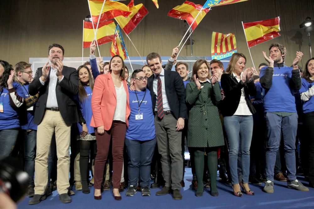 Pablo Casado proclama a los candidatos de la C. Valenciana