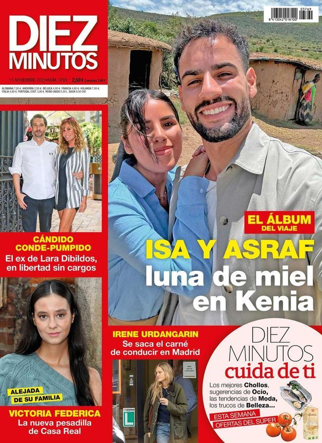 Portada de la revista Diez Minutos del 8 de noviembre de 2023