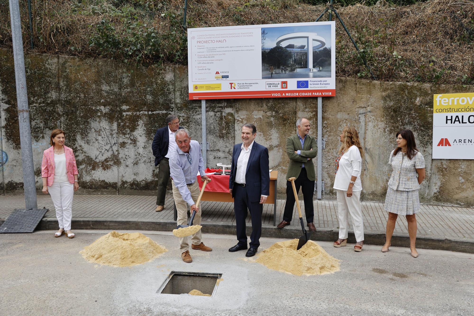 El ascensor HALO entre García Barbón y Vialia ya tiene su primera piedra