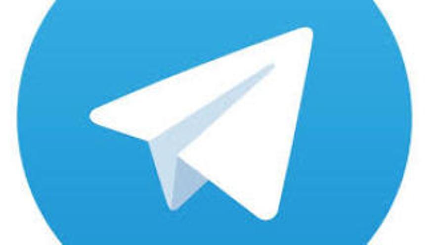 Símbolo de Telegram.