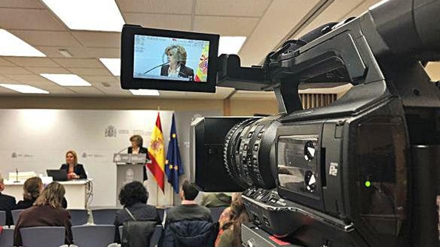 María Luisa Carcedo, ministra de Sanitat en funcions.