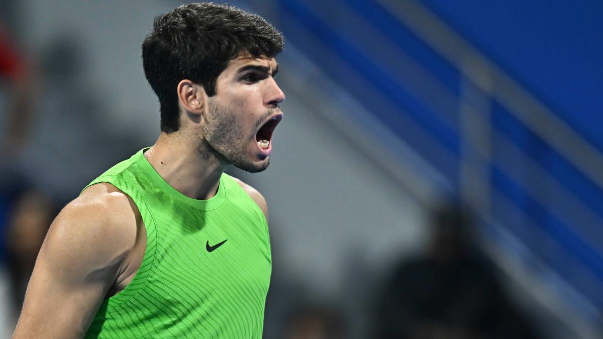 Alcaraz se embolsa un pastizal por su victoria en el ATP 500 de Doha