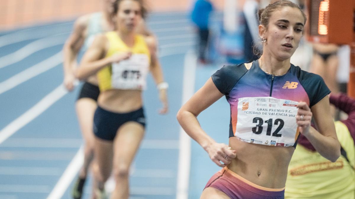 Daniela García, durante el GP de Valencia.