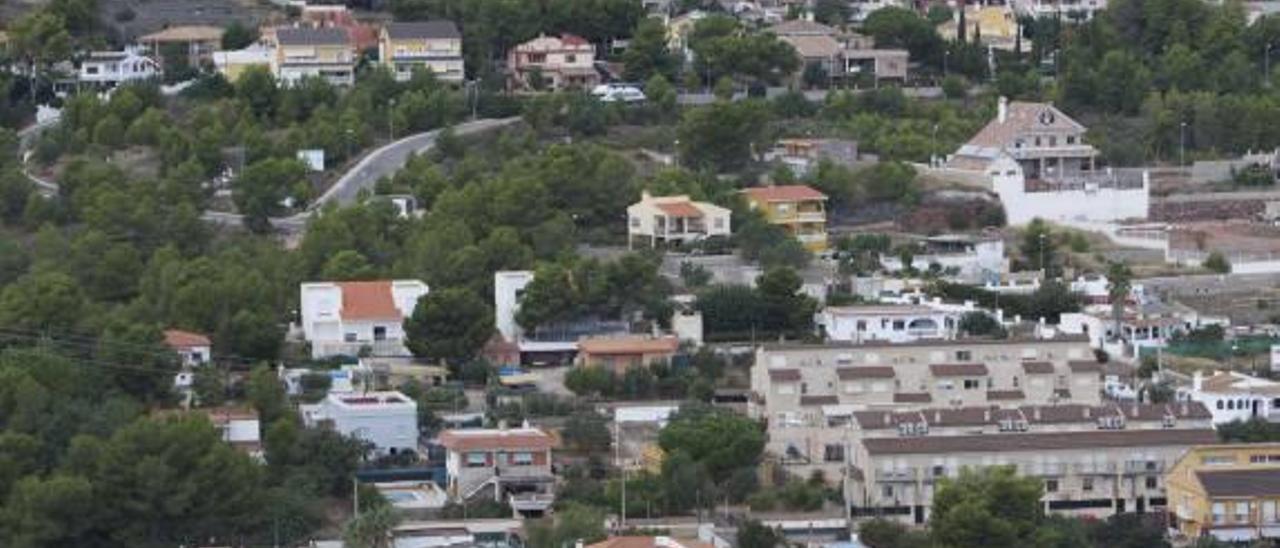 Vistas de la urbanización Balcón de la Peña.