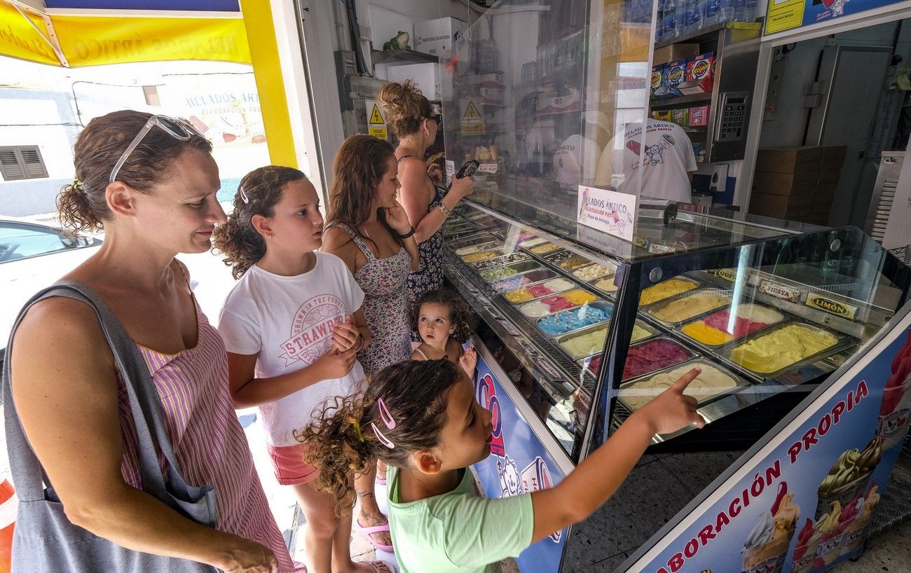 El reino de los helados artesanales está en Playa de Arinaga