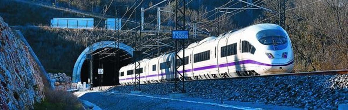 El túnel de l’AVEde les Cavorques,a Bàscara (Alt Empordà).