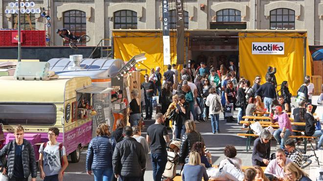 Foodtrucks y pop up stoes en una edición anterior del festival.