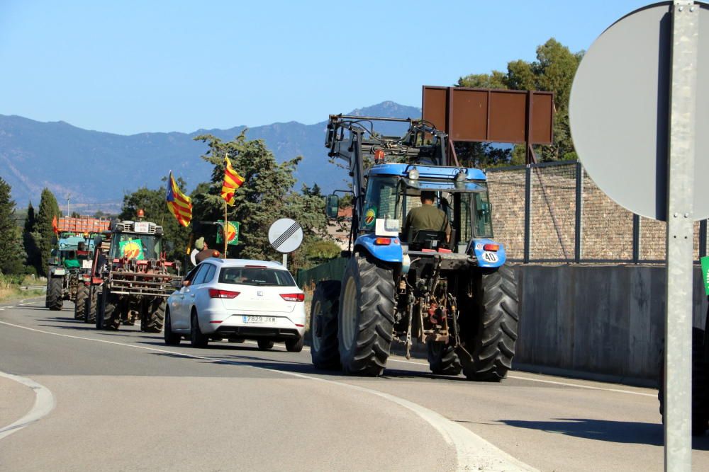 Protesta contra el macrocàmping de Garriguella