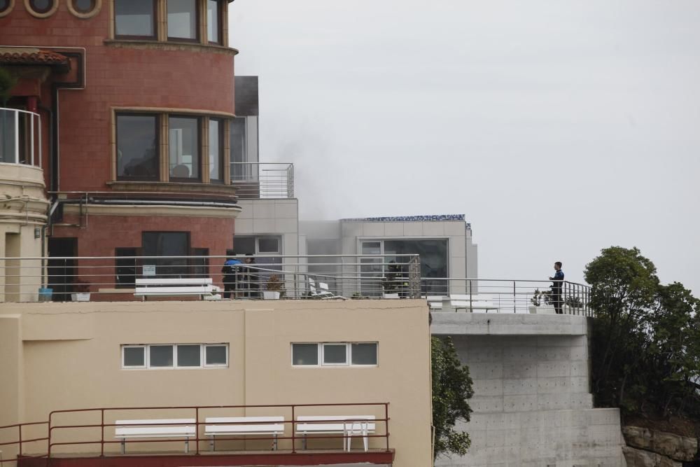 Incendio en la sauna del real Club de Regatas