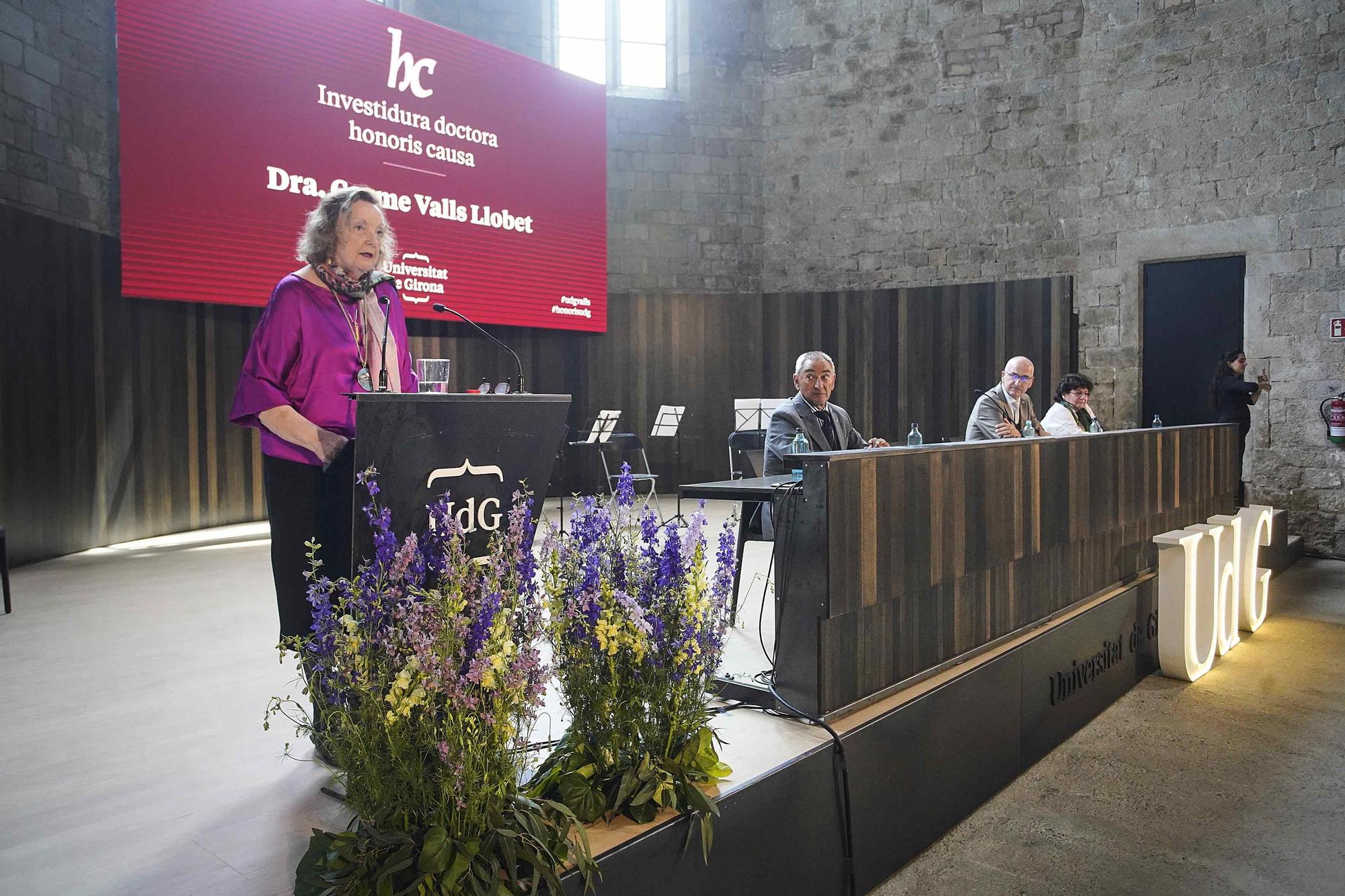 La metgessa Carme Valls Llobet, investida doctora honoris causa per la Universitat de Girona