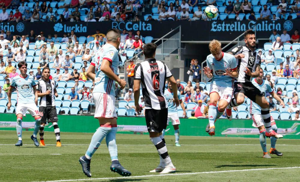 El Celta-Levante, en imágenes