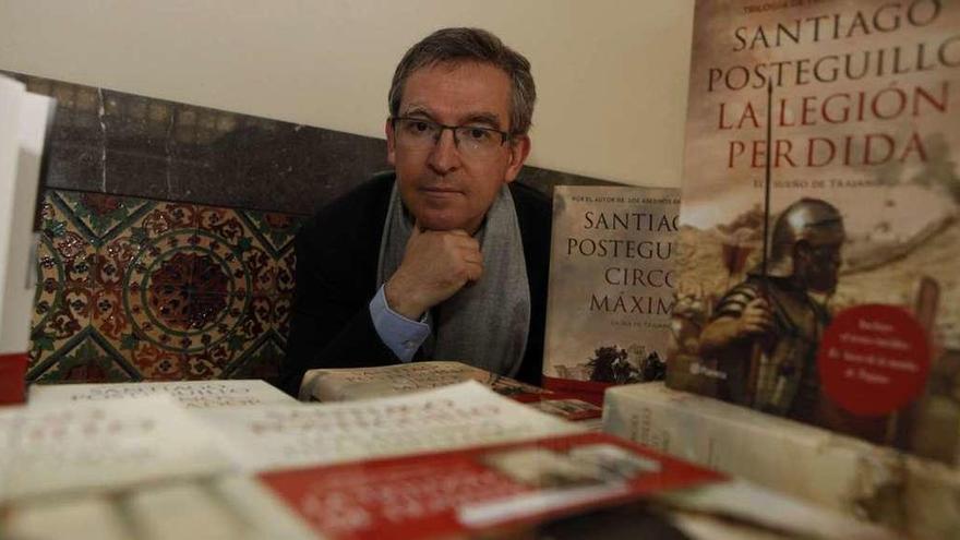 El escritor Santiago Posteguillo, en un acto reciente.