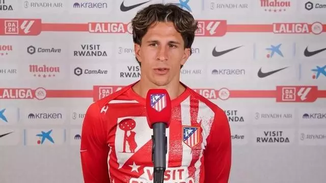 Giuliano Simeone: "Corrimos para todos lado y se nos escapó"