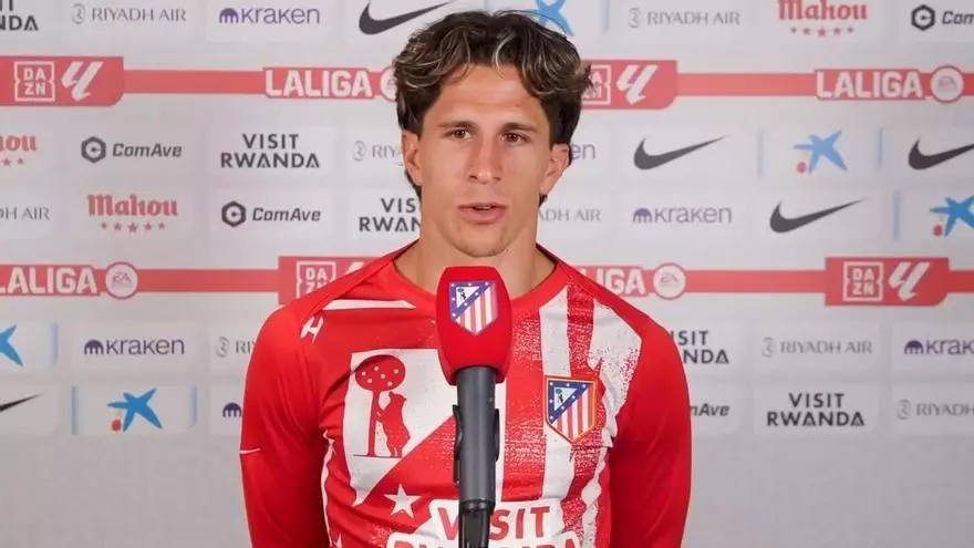 Giuliano Simeone: "Corrimos para todos lado y se nos escapó"