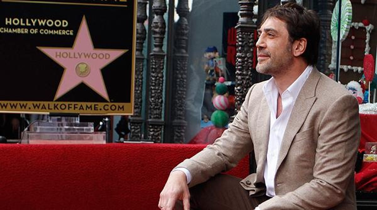 Bardem estrena estrella al passeig de la fama de Hollywood