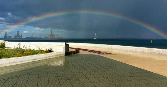 Arcoiris en la capital grancanaria