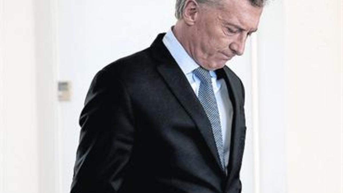 El presidente Mauricio Macri.