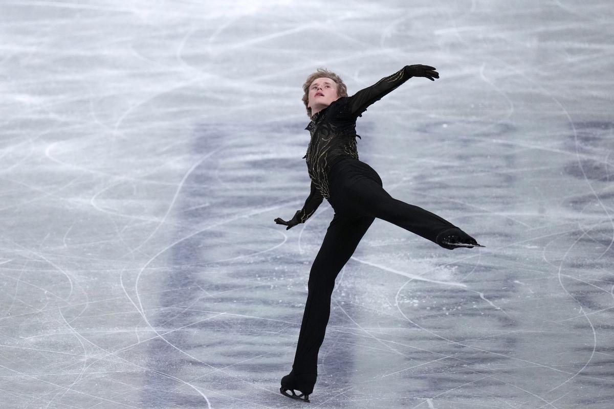 Ilia Malinin, este sábado en Nagoya.