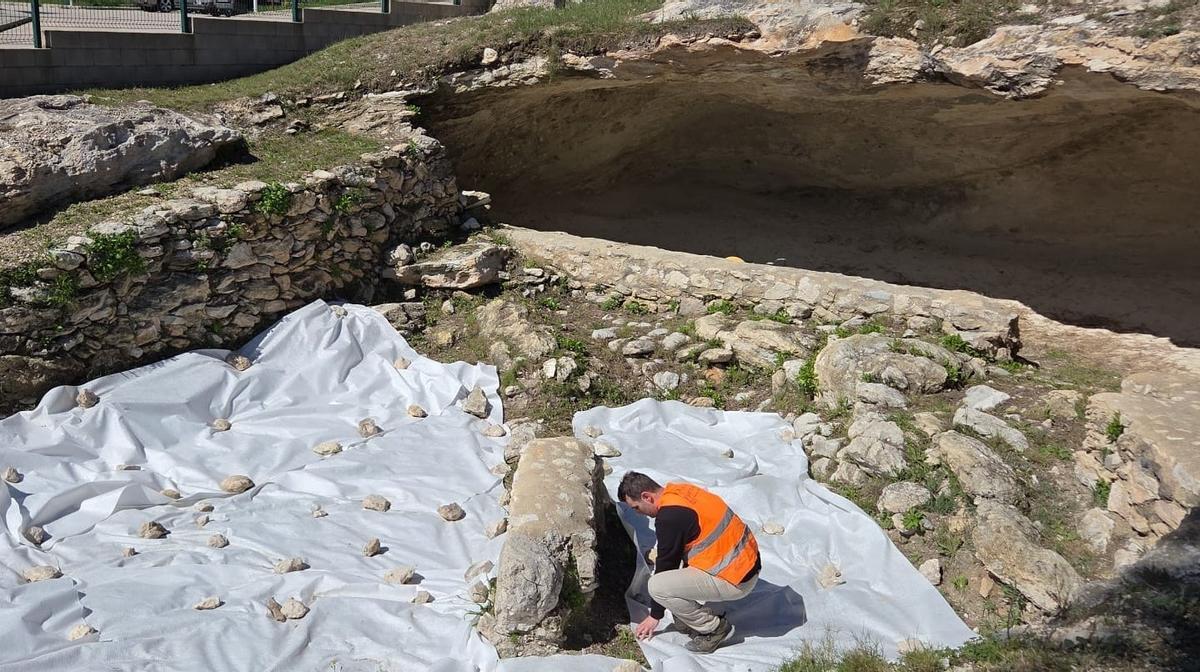 Los trabajos de protección de los sustratos arqueológicos
