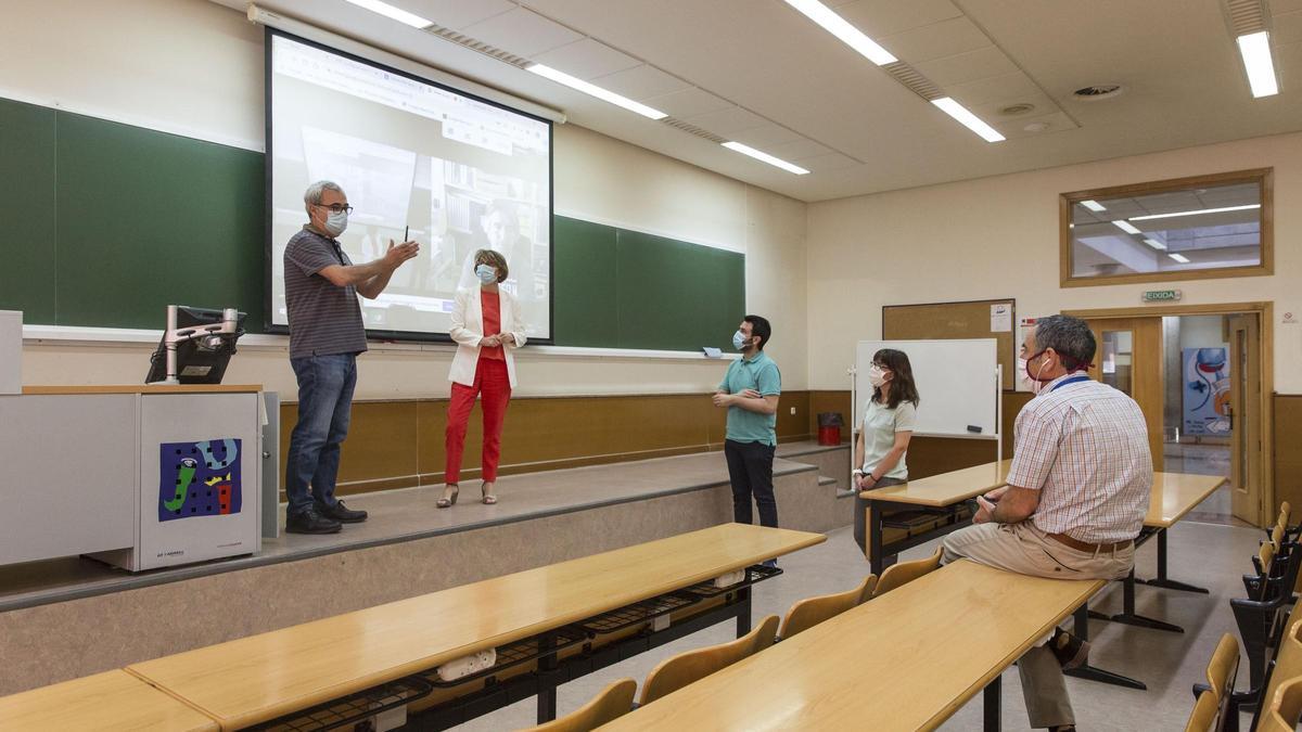 Aula Docencia Linia 20DLL57 de la Universitat Jaume I