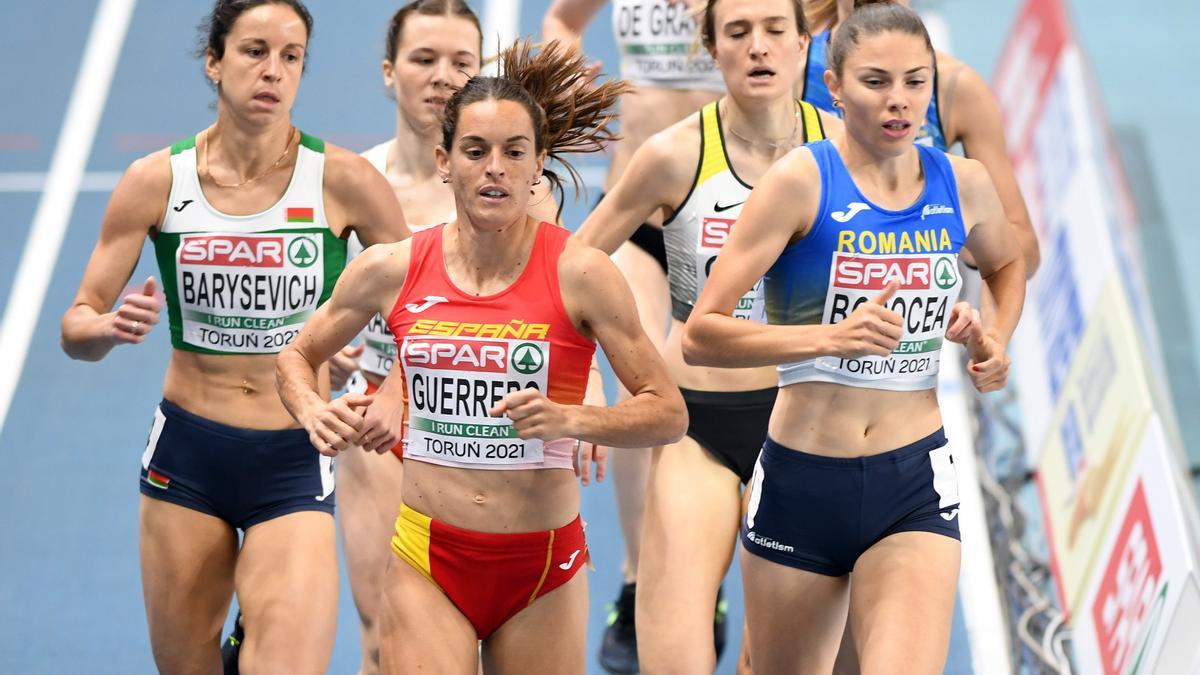 Guerrero, en una prova dels 1.500 metres a l&#039;Europeu de Torun