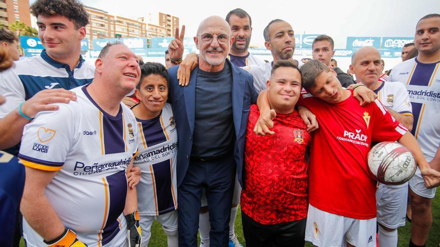 El seleccionador Luis de la Fuente visita Murcia