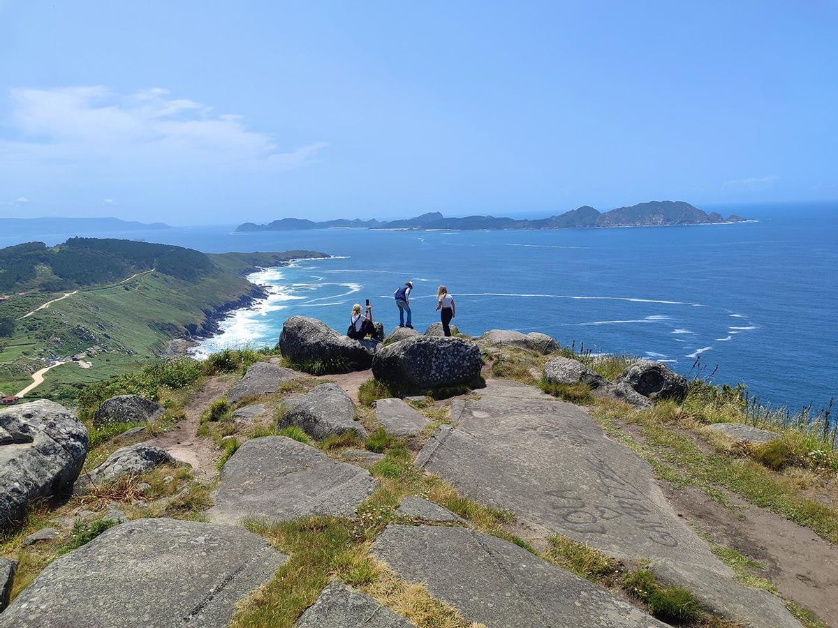 Panorámica desde Monte do Facho, en Cangas