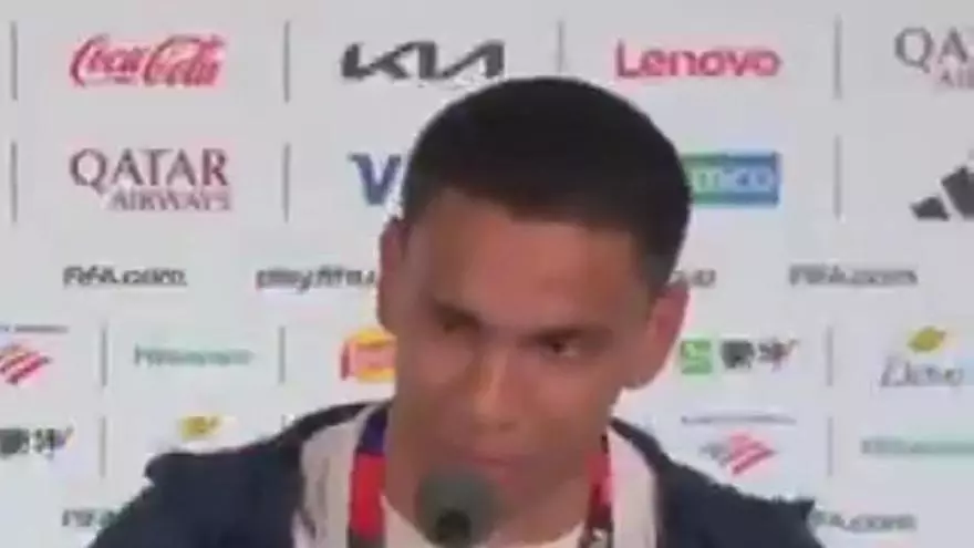 Las lágrimas de Diego Gómez emocionan al mundo antes del EEUU-Paraguay