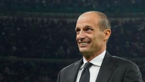 AC Milan’s head coach Massimiliano Allegri during the Serie A soccer match between Milan and Napoli at the San Siro Stadium in Milan , north Italy - Sunday , September 28 , 2025. Sport - Soccer . (Photo by Spada/LaPresse)