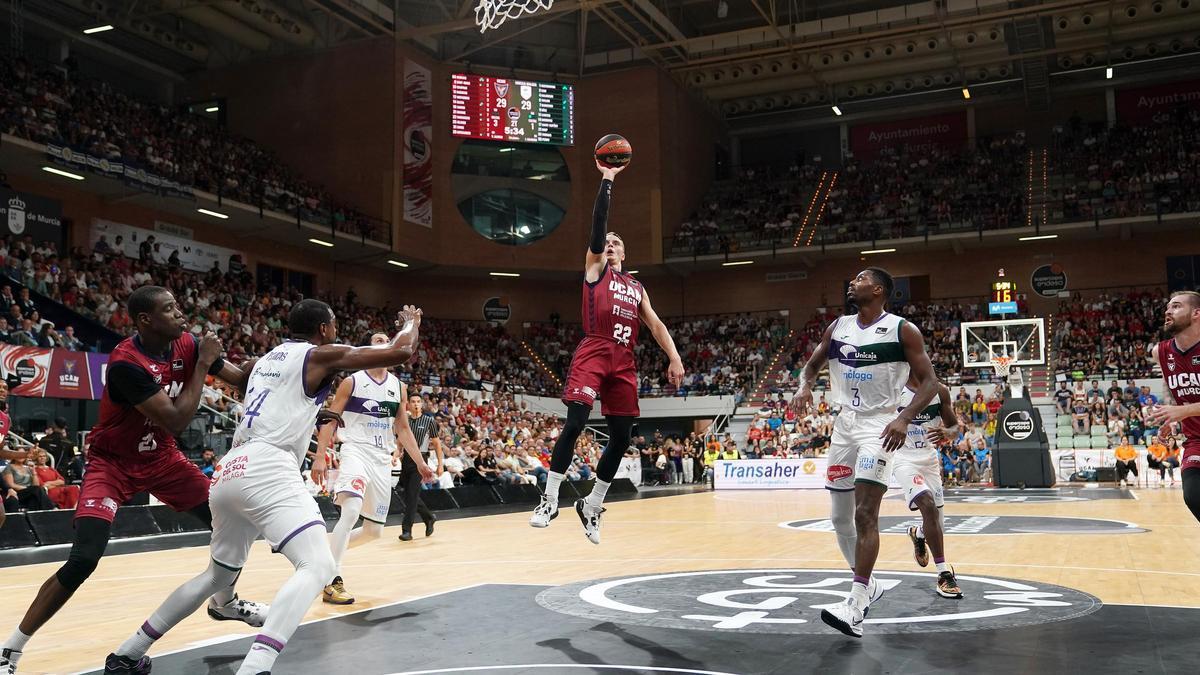 Ludde Hakanson, en la semifinal de la Supercopa ante el Unicaja.