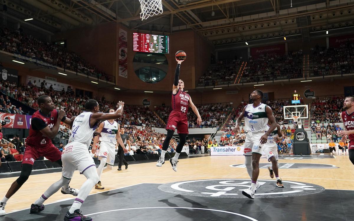 Ludde Hakanson, en la semifinal de la Supercopa ante el Unicaja.