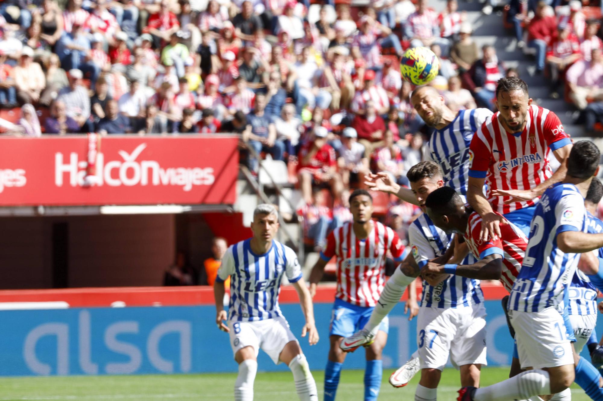 Así fue el encuentro entre el Sporting y el Alavés