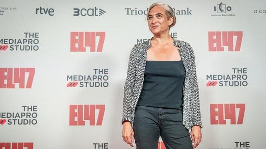 Ada Colau en el estreno de la película ‘El 47’