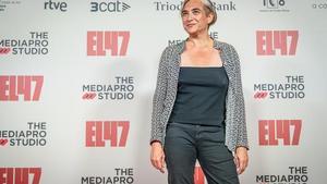 Ada Colau en el estreno de la película ‘El 47’