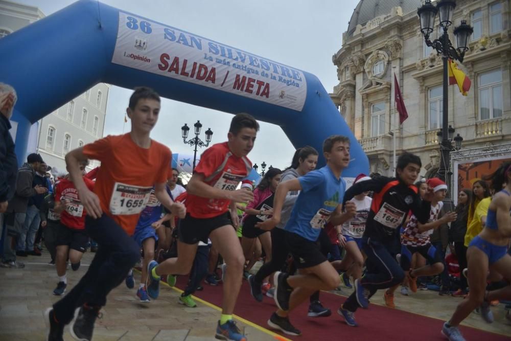 San Silvestre de Cartagena: Categorías infantiles