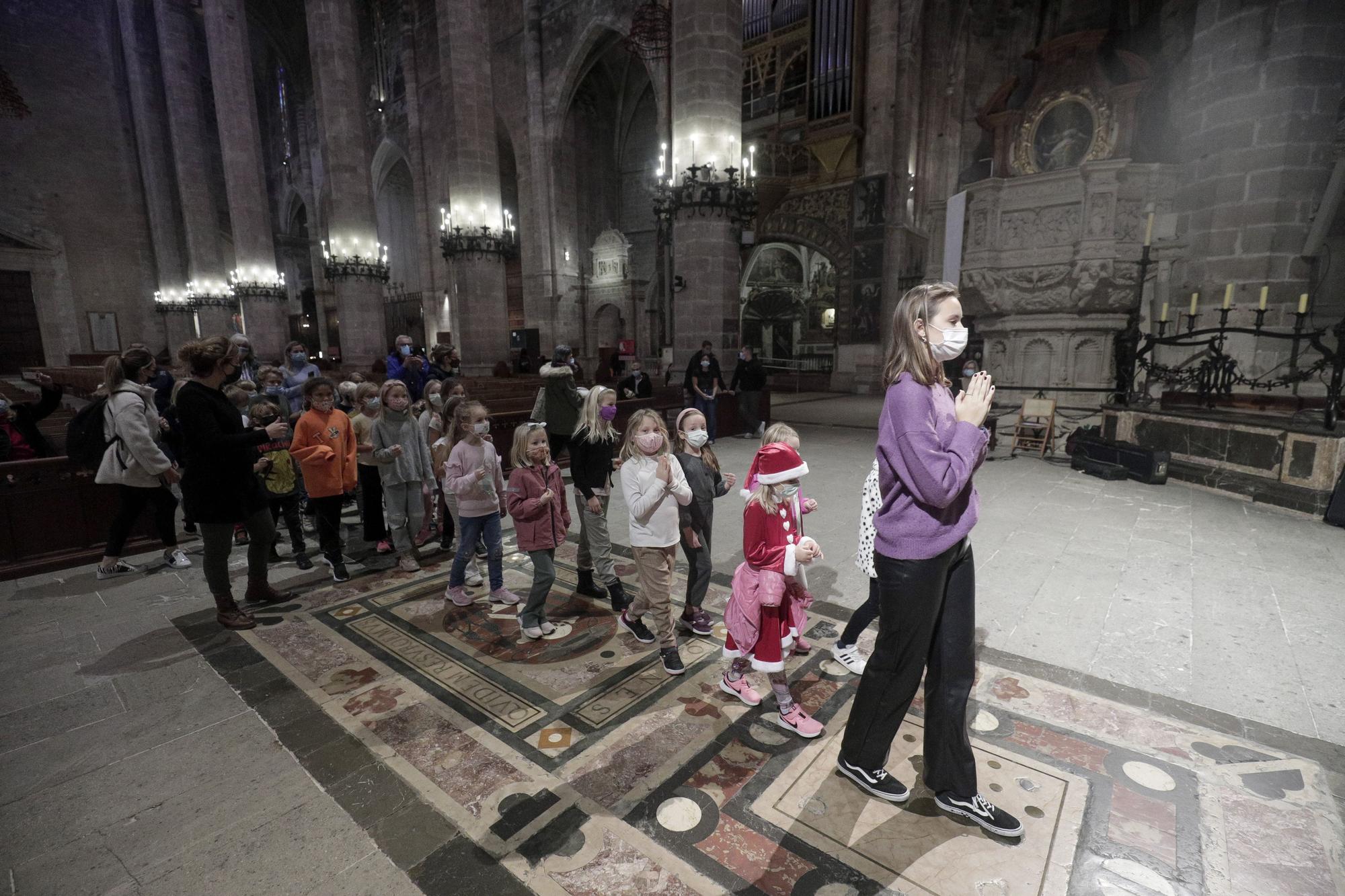 Ensayo general del tradicional concierto de Santa Lucía en la Catedral