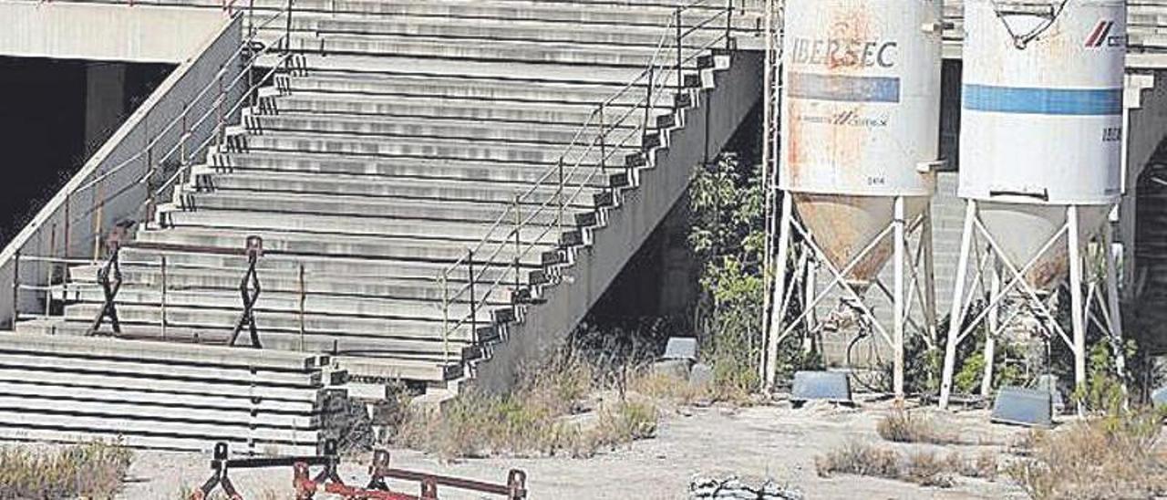 Una imagen reciente del interior de las obras del nuevo estadio de Mestalla