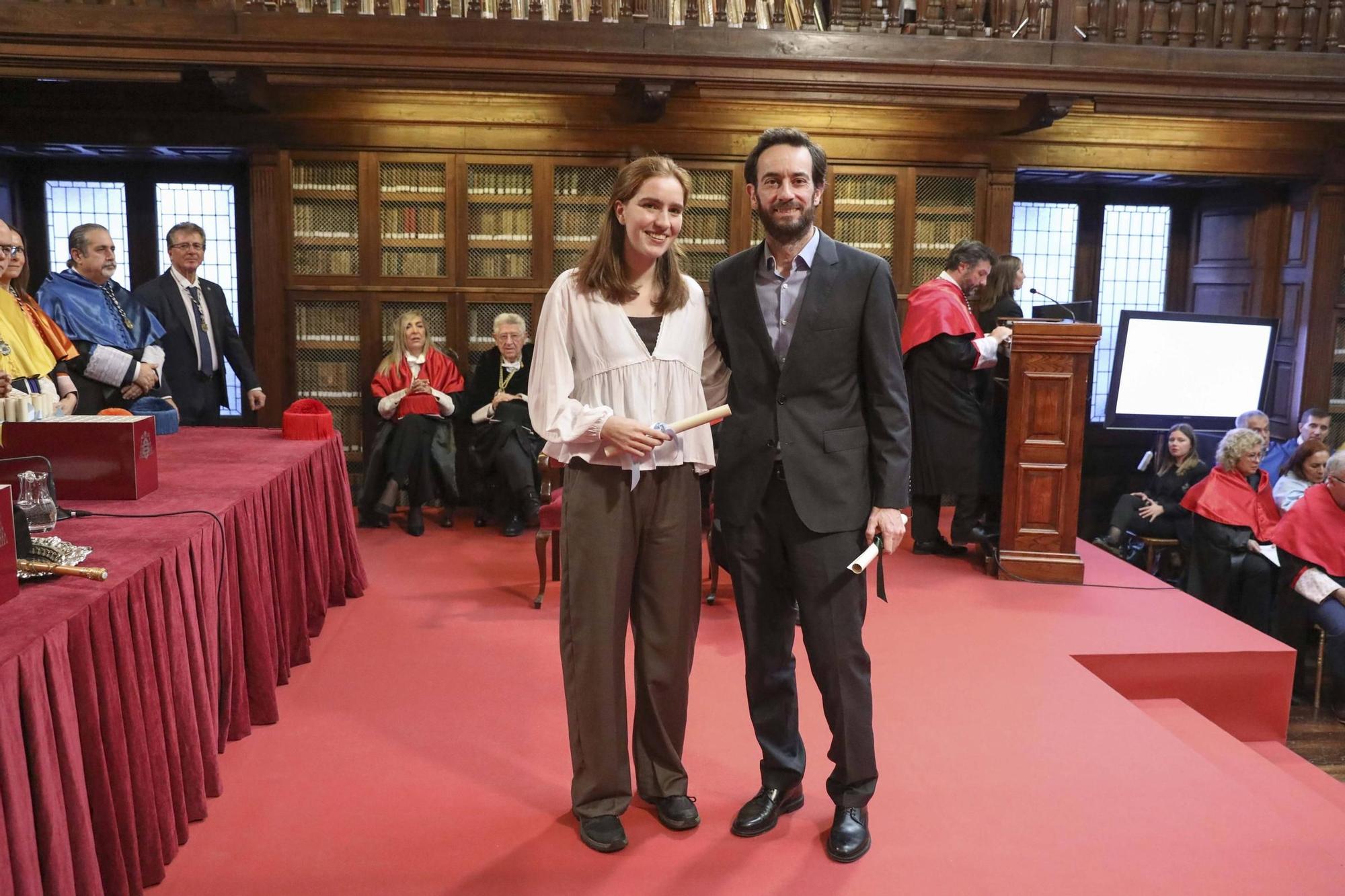 En imágenes: Así fue la entrega de premios a los mejores expedientes de la Universidad de Oviedo 2024