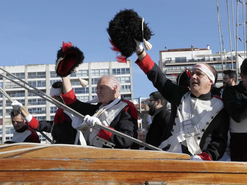 La representación de la Reconquista de Vigo vuelve a abarrotar las calles del Casco Vello de miles de vigueses