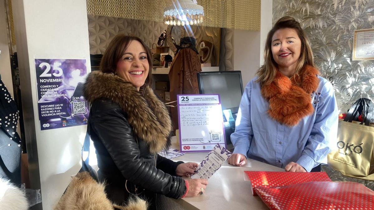 Comercio de San Martín del Rey Aurelio que participa en la campaña promovida por el Ayuntamiento.