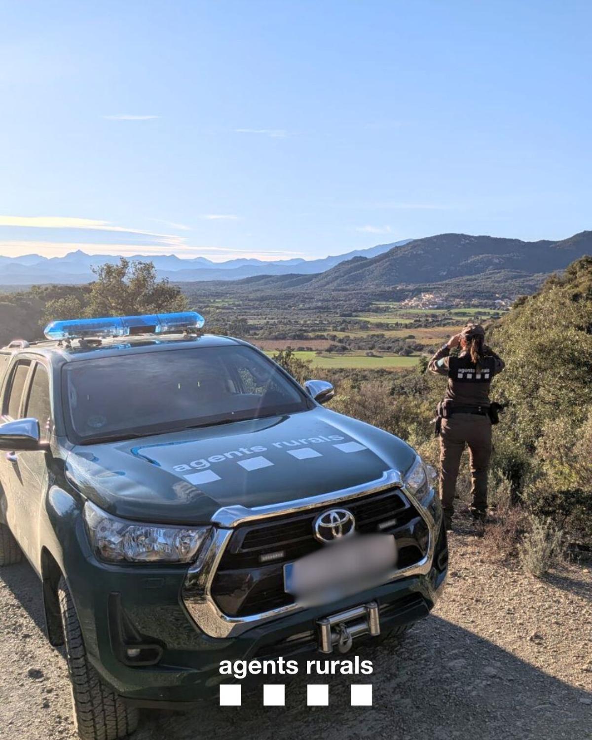 Agents Rurals fent vigilància a l'Empordà, en una foto d'arxiu.