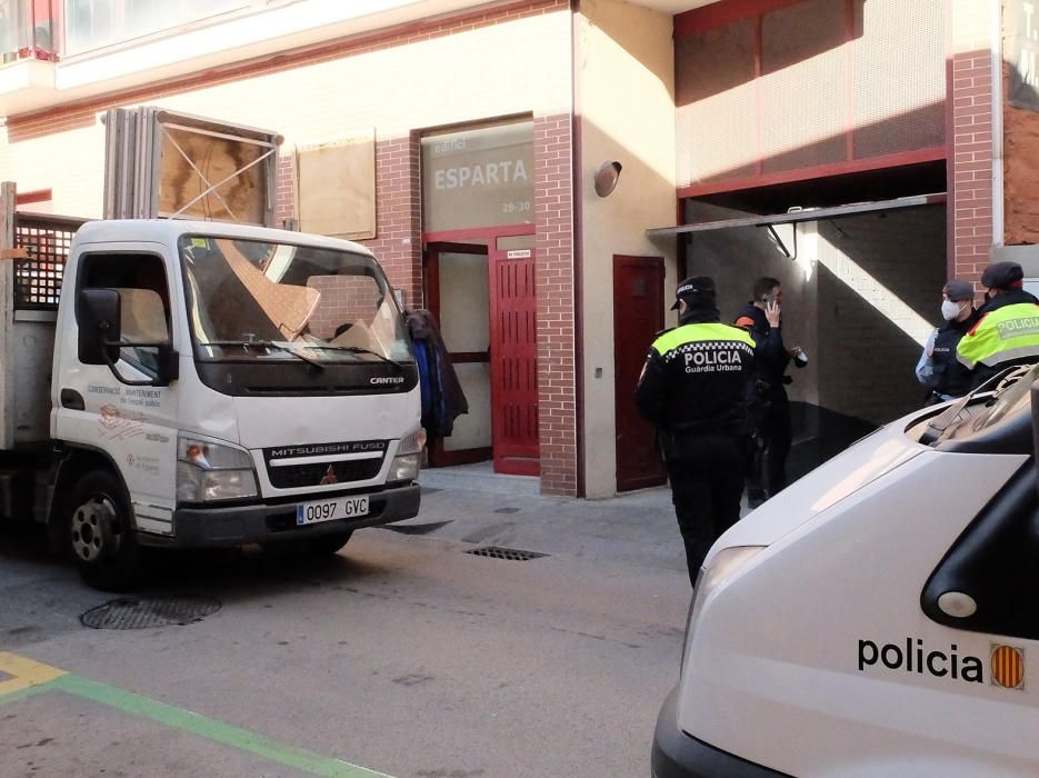 Operació policial antidroga en uns pisos de Figueres