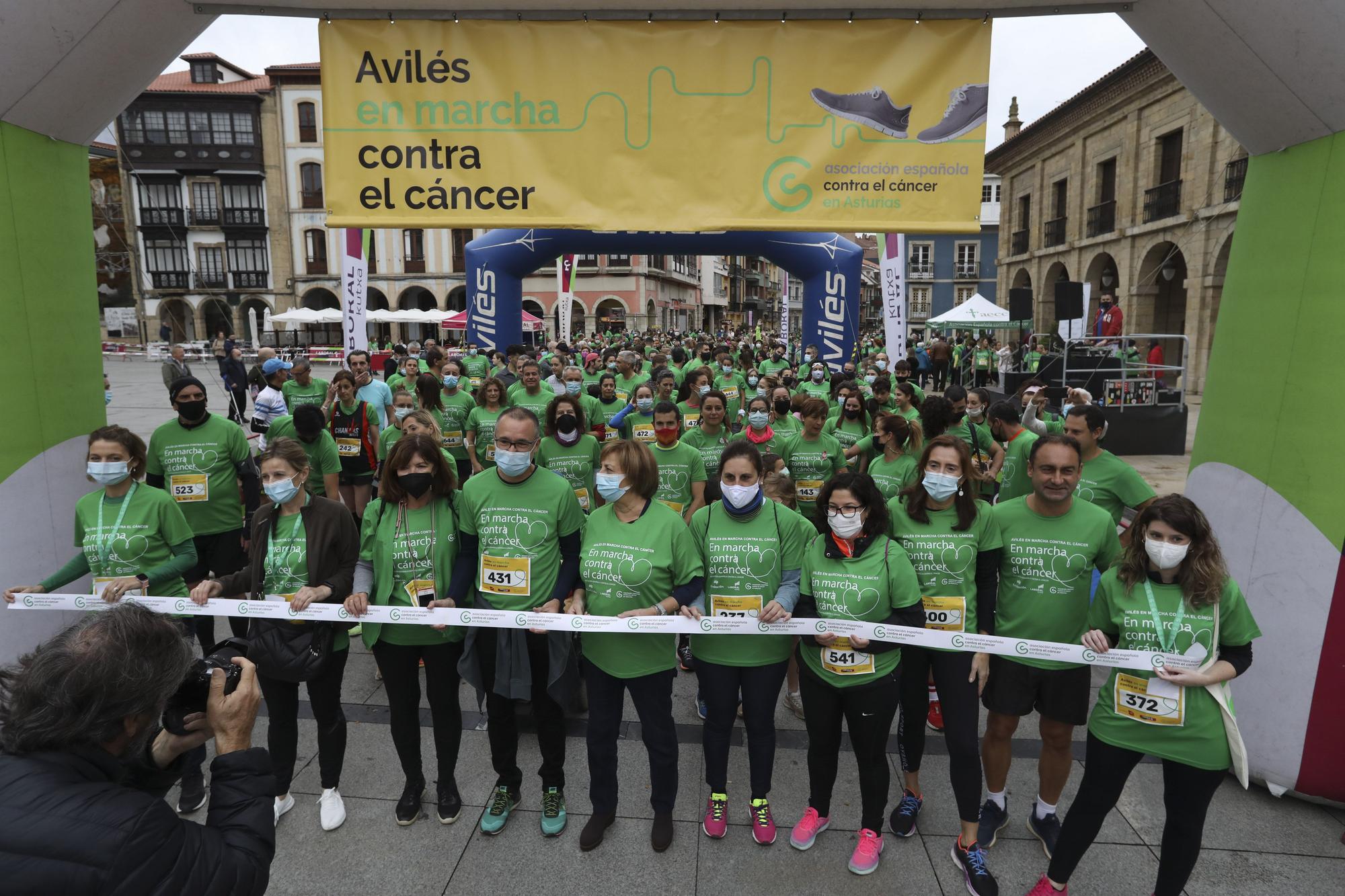 Marcha contra el cáncer de Avilés