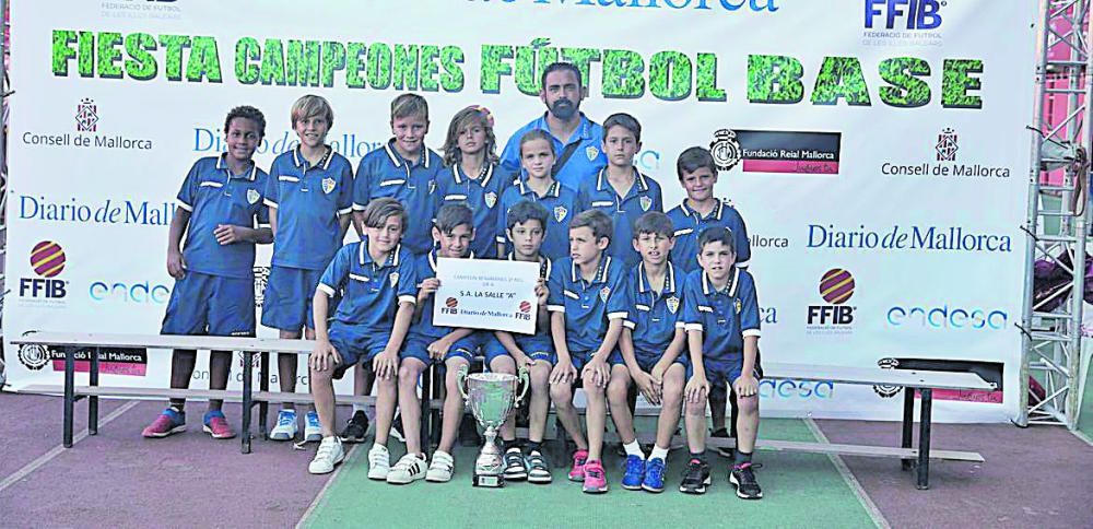 CAMPEÓN: La Salle. Benjamín Primera Liga A